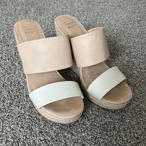A New Day Target Adelina Wedge Heels, size 7